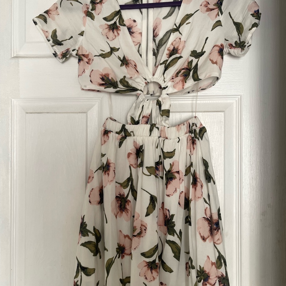 Floral mini dress